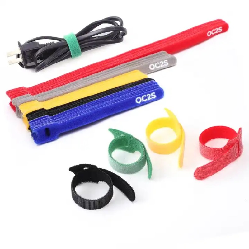 Custom Printed Velcro Cable Ties | Custom-Printed-Cable-Ties.com | Branded Velcro Cable Ties