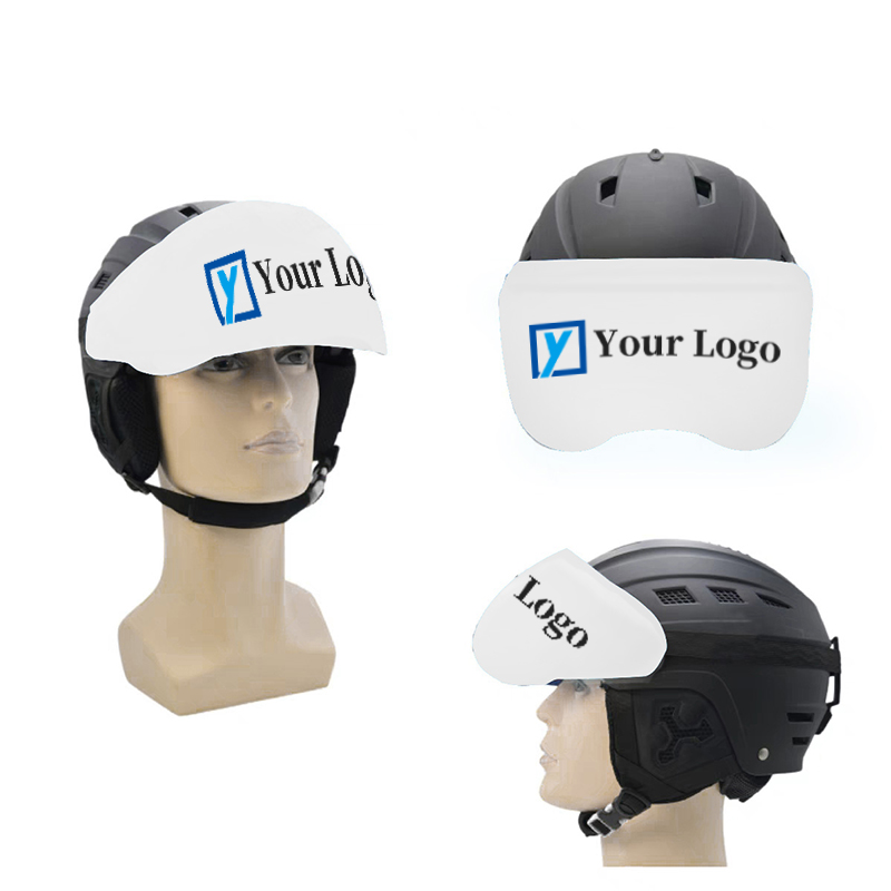Custom Ski Helmet Visor Covers with Logo – customgogglecovers.com