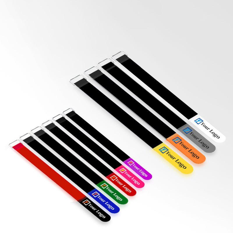 Custom printed hook & loop straps with your logo