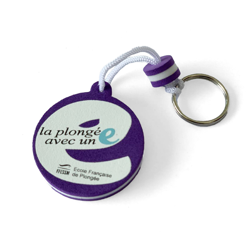 Flytende EVA-skum nøkkelringer – trykk med logo eller tekst ｜ reklameartiklerlogo.com