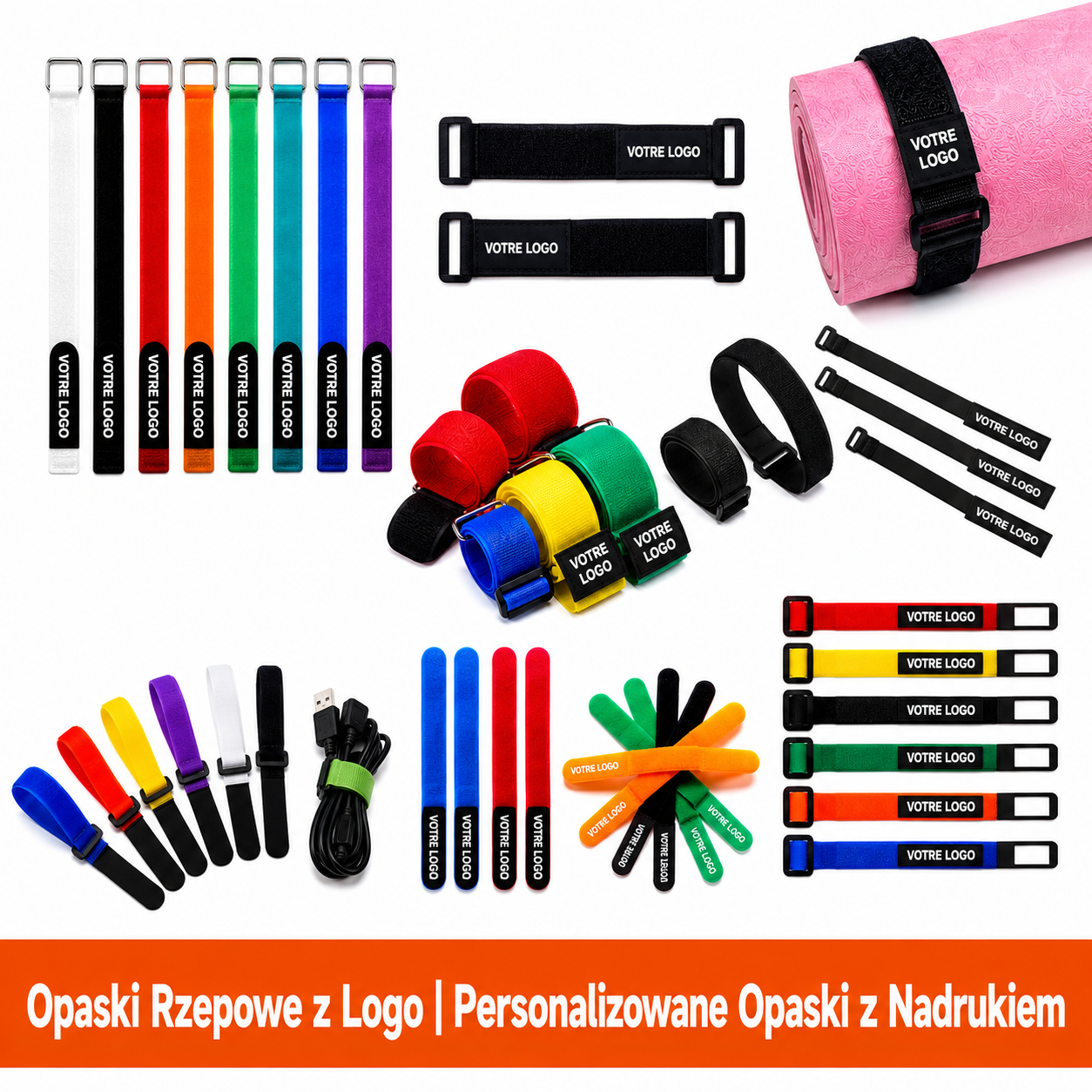 Opaski rzepowe z logo - Opaskirzepowe.com